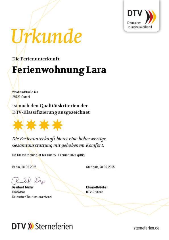 Ferienwohnung Lara "Im Herzen Von Ostfriesland" Osteel Eksteriør billede